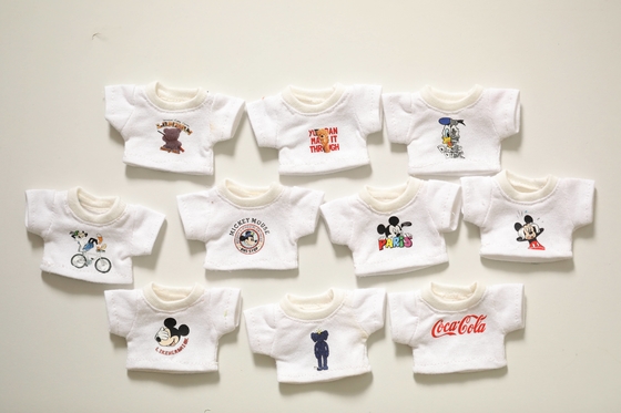 Plush Bear Doll Tshirt Costumes Hoodies Removable Customization Doll Clothing