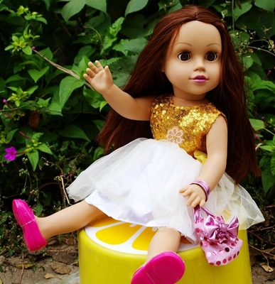 50cm Custom Logo OEM/ODM Educational Plastic Silicone Cute Doll Gifts