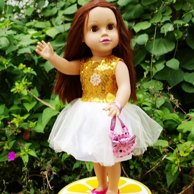 45cm Vinyl Silicone Cute Doll Sound Toys Custom Logo for Kids Educational