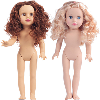 18 inch African American Doll Fashion Series Number for Girls' Play and Learning