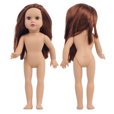 Custom Costumes Outfits 18 inch African American Doll 45cm Doll for Girls White Brown Skin