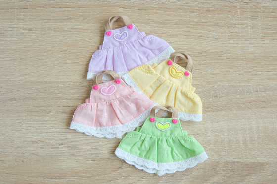 customizable 12cm Bear Doll Clothing SQ-01 Cotton Material Unisex