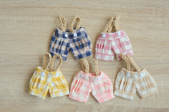 Cotton Mini doll clothing Long Sleeve dress bags doll accessories