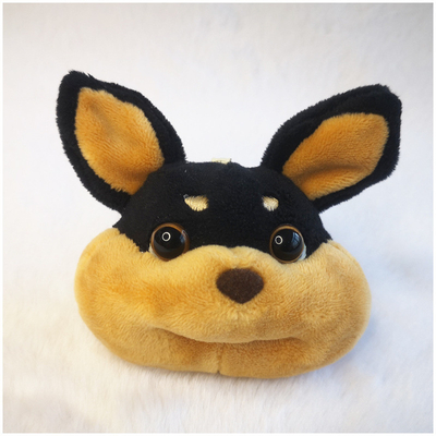 Cute Cotton Custom Plush Doll Dog Key Chain For bag decoration