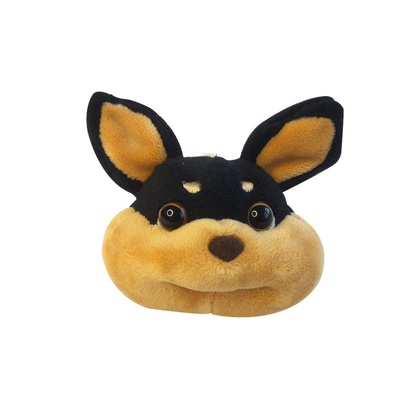Cute Cotton Custom Plush Doll Dog Key Chain For bag decoration