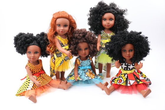 12 Inch Black Doll Realistic African Doll Clothes Gift Black Baby Dolls For Kids american girl doll clothes