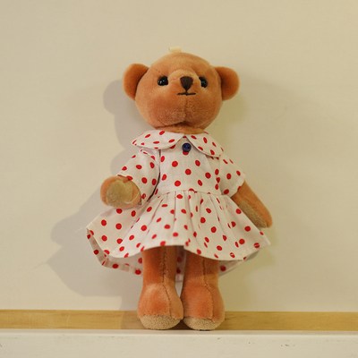 Custom plush stuffed animals Joint plush bear doll key chain stuffed animal toys