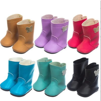 ODM Doll Accessories 18inch American Girl Doll Shoes Boots 45cm dress up Winter Boots doll shoes