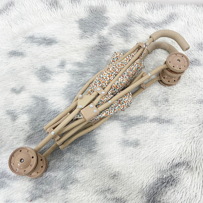 Customized Classical Precious Toy Gift Basic Baby Doll Stroller for Toddlers with Backpack Doll Buggy