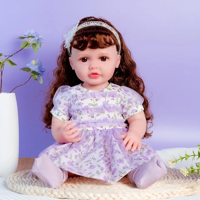 Custom Service Vinyl 22 Inch Fashion Doll Cute and Casual For Kids Gift