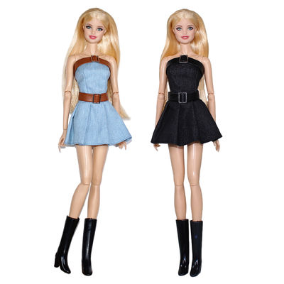 Pink Color Fashionable 11.5 inch pink collection doll dress for  Dolls