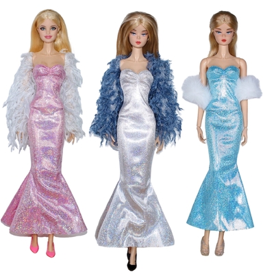 Customizable Cotton 11.5 Inch Collection Dolls With Dress For Barbie Dolls