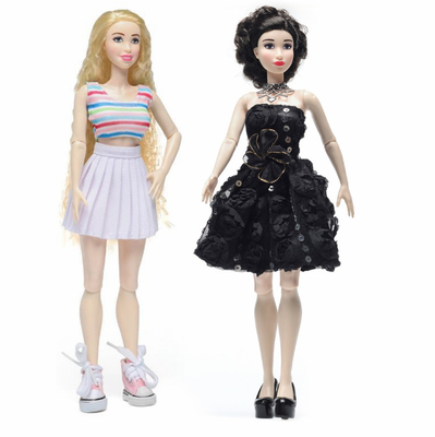 Low MOQ original design customization 30cm fashion doll clothes for Barbie dolls